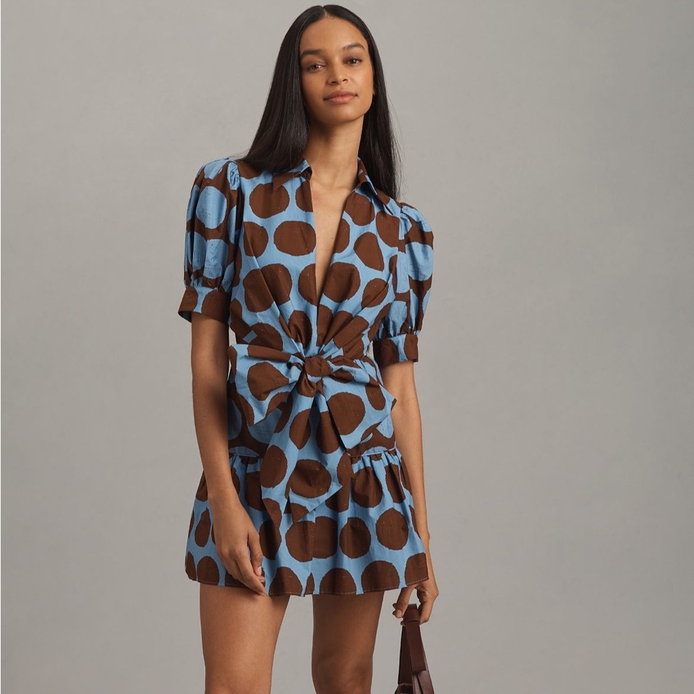 Farm Rio Bow Mini Dress